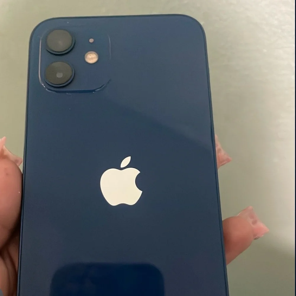 Apple Smartphone in Deep Blue